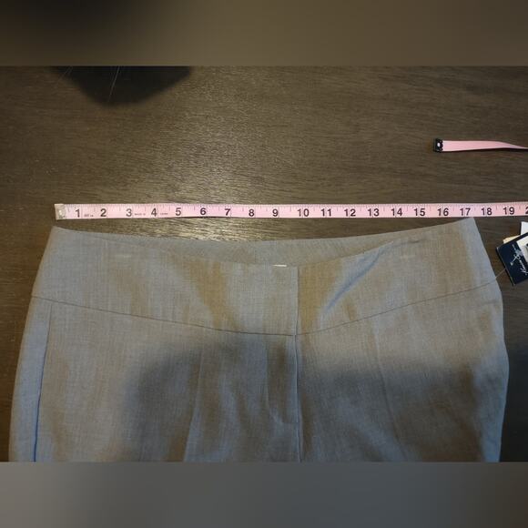 Kenneth Cole Women Amanda Pant Heather Gray Dress Slacks Size 12 Short - Picture 5 of 15